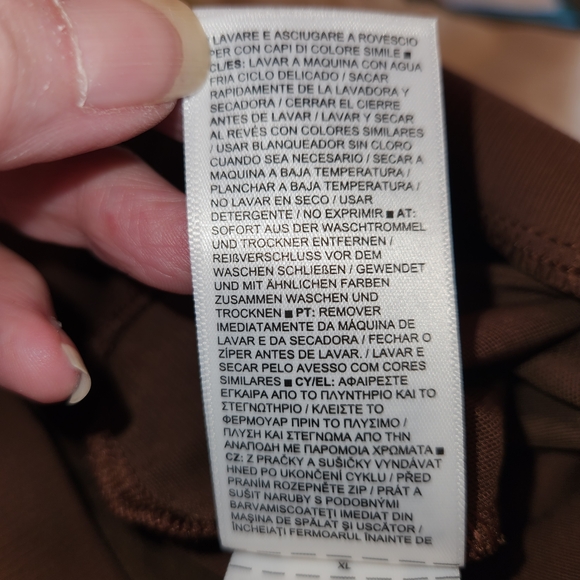 Athleta Venice Pant Brown Size XL Split Flare Pockets & Zip Pockets Wide Leg - Picture 15 of 16